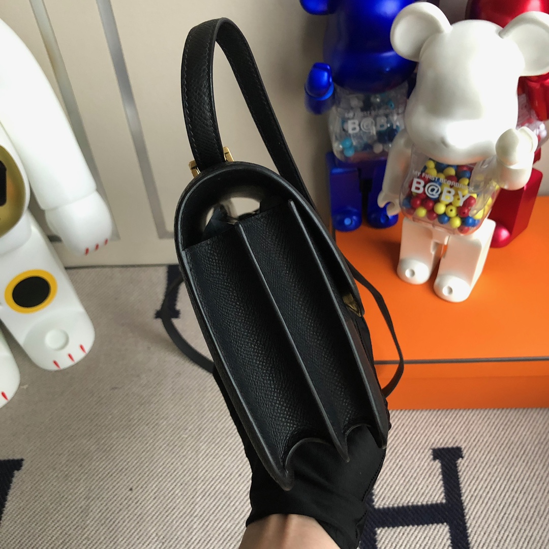 에르메스 콘스탄스26 블랙 금장 앱송